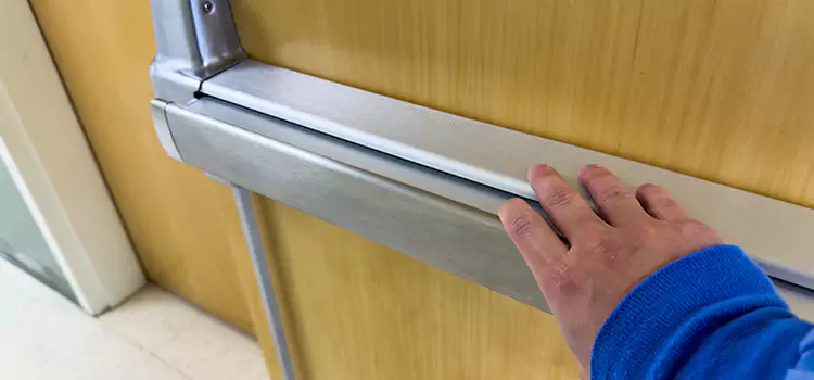 Installing a Push Bar on a Door Oakdale